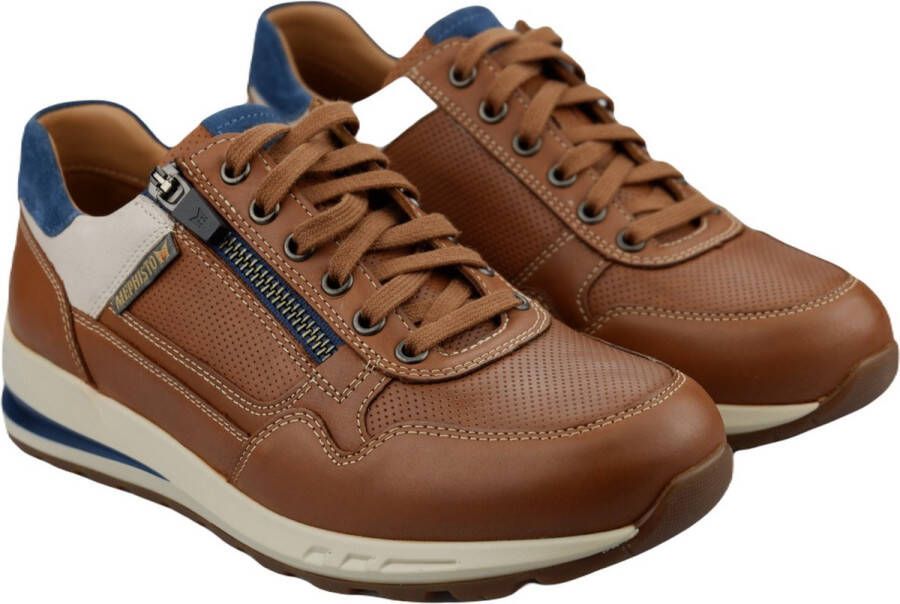 Mephisto Handgemaakte Bradley Sneaker met Soft-Air Middenzool Brown Heren - Foto 8