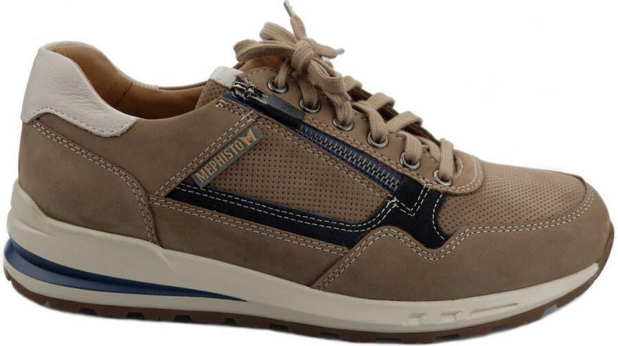 Mephisto Bradley heren sneaker Taupe