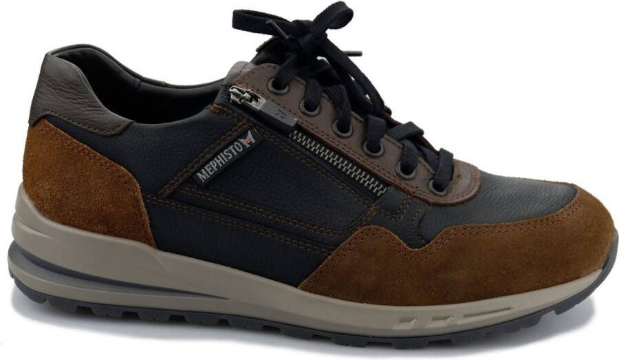 Mephisto Bradley heren sneaker zwart