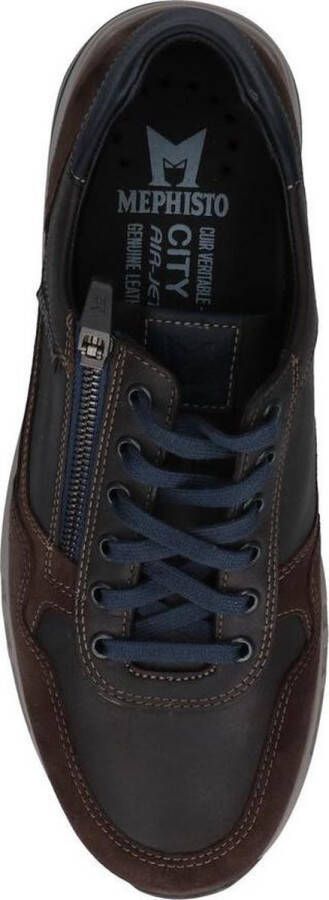 Mephisto Bradley Veterschoen Heren Blauw Bruin Grijs - Foto 12