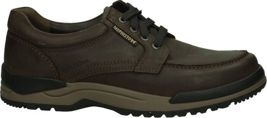 Mephisto Charles Grizzly Casual schoen veter Heren Bruin 151 -Dark Brown