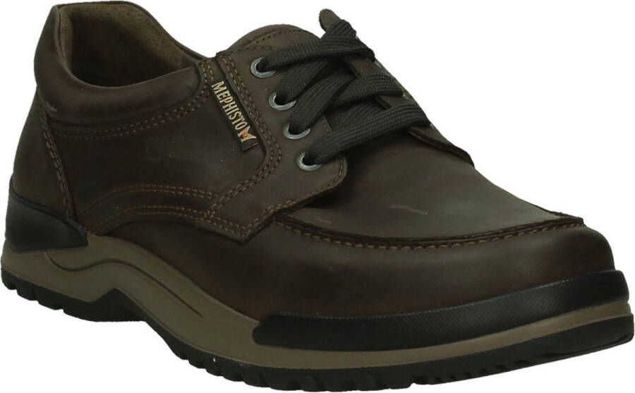 Mephisto Charles Grizzly Casual schoen veter Heren Bruin 151 -Dark Brown