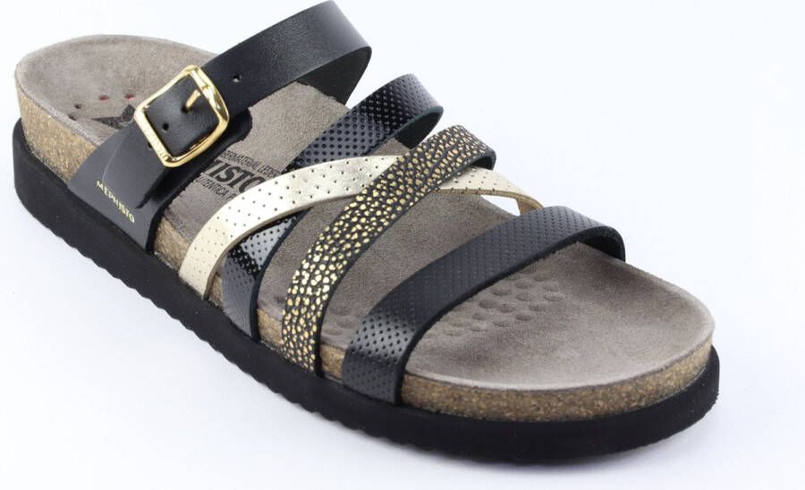 Mephisto Dames Slippers Huleda Black Zwart