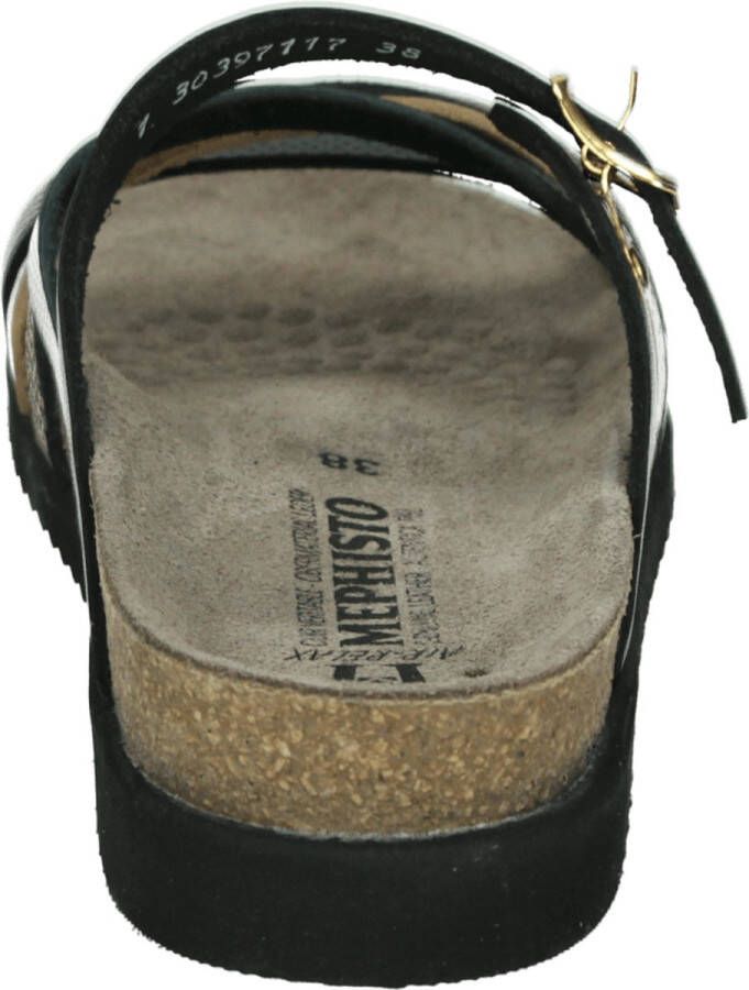 Mephisto Dames Slippers Huleda Black Zwart