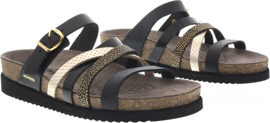 Mephisto Dames Slippers Huleda Black Zwart