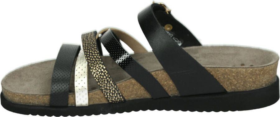 Mephisto Dames Slippers Huleda Black Zwart