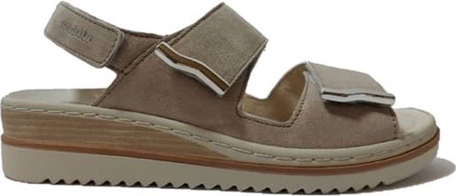 Mephisto DARCIE LIAM MOBILS Volwassenen Platte sandalen Taupe - Foto 5