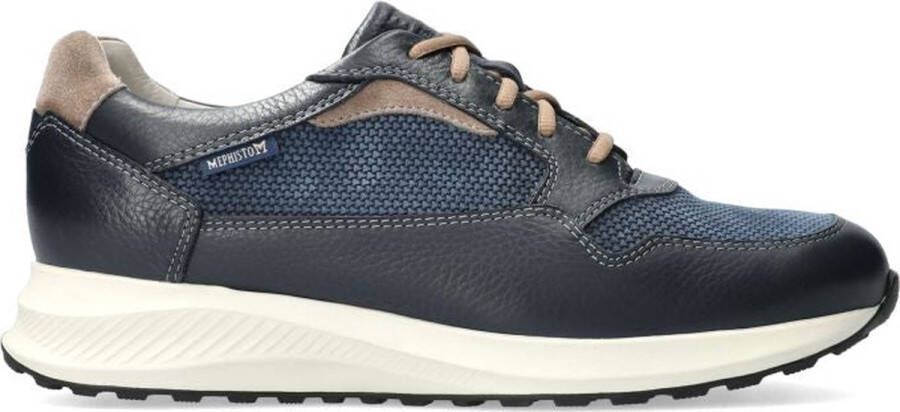 Mephisto Davis heren sneaker blauw