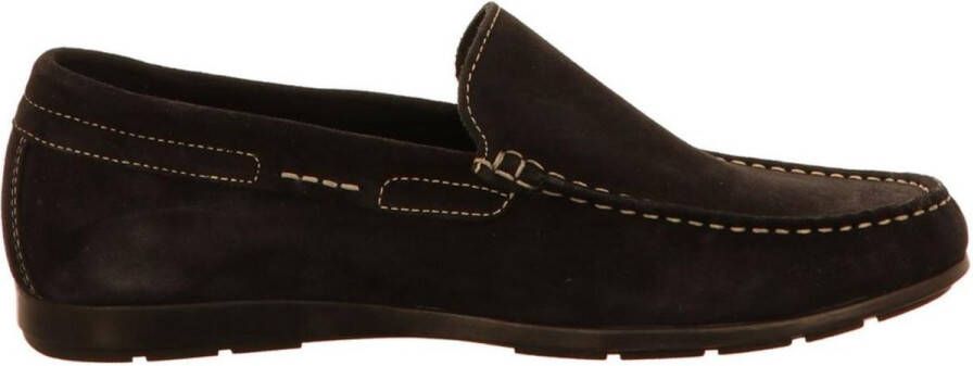 Mephisto Donkerblauwe Mocassins Algoras Velours Heren