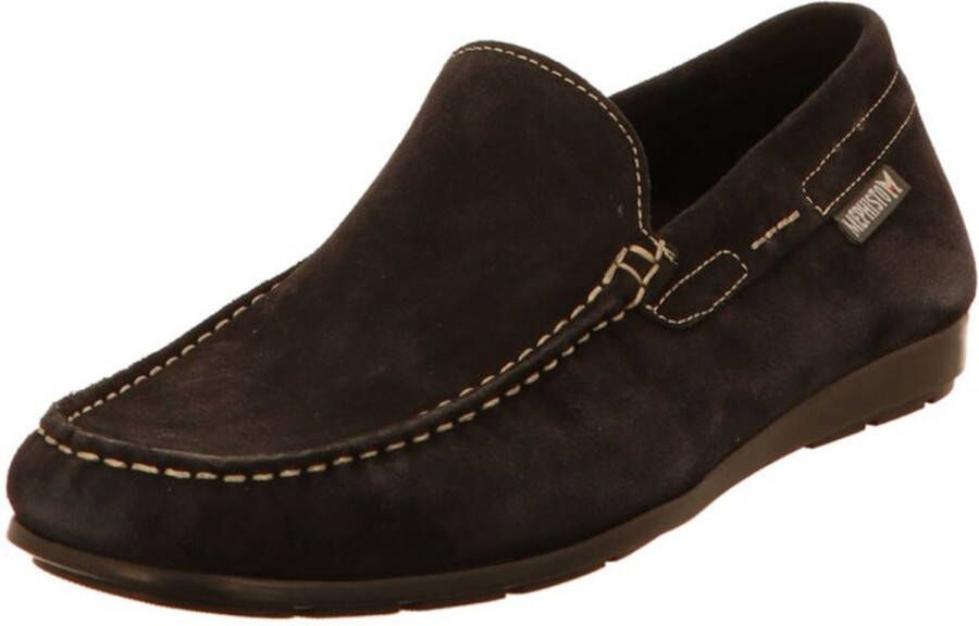Mephisto Donkerblauwe Mocassins Algoras Velours Heren