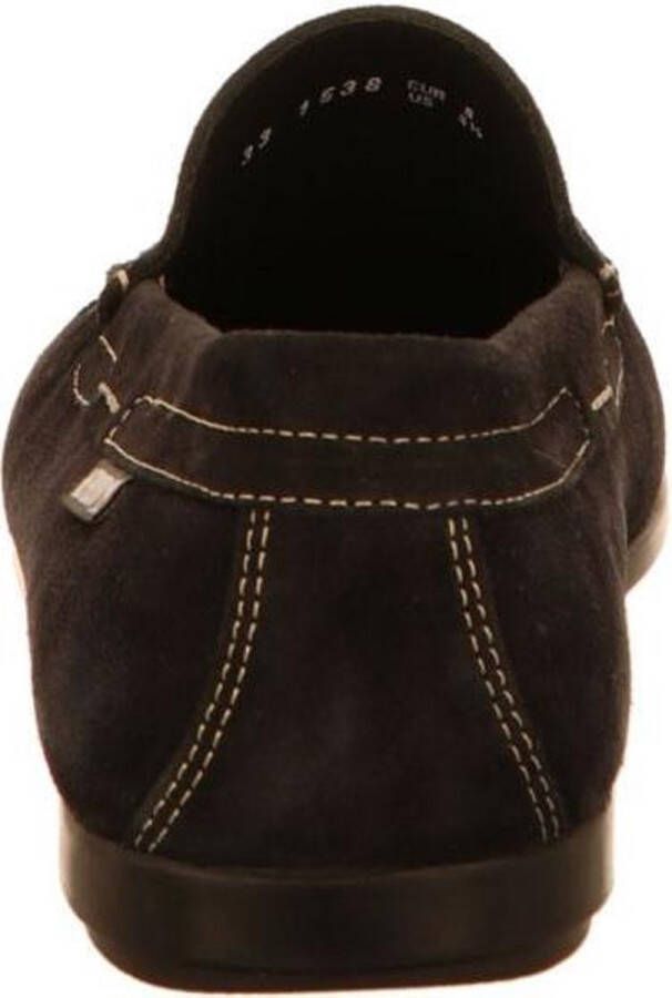 Mephisto Donkerblauwe Mocassins Algoras Velours Heren