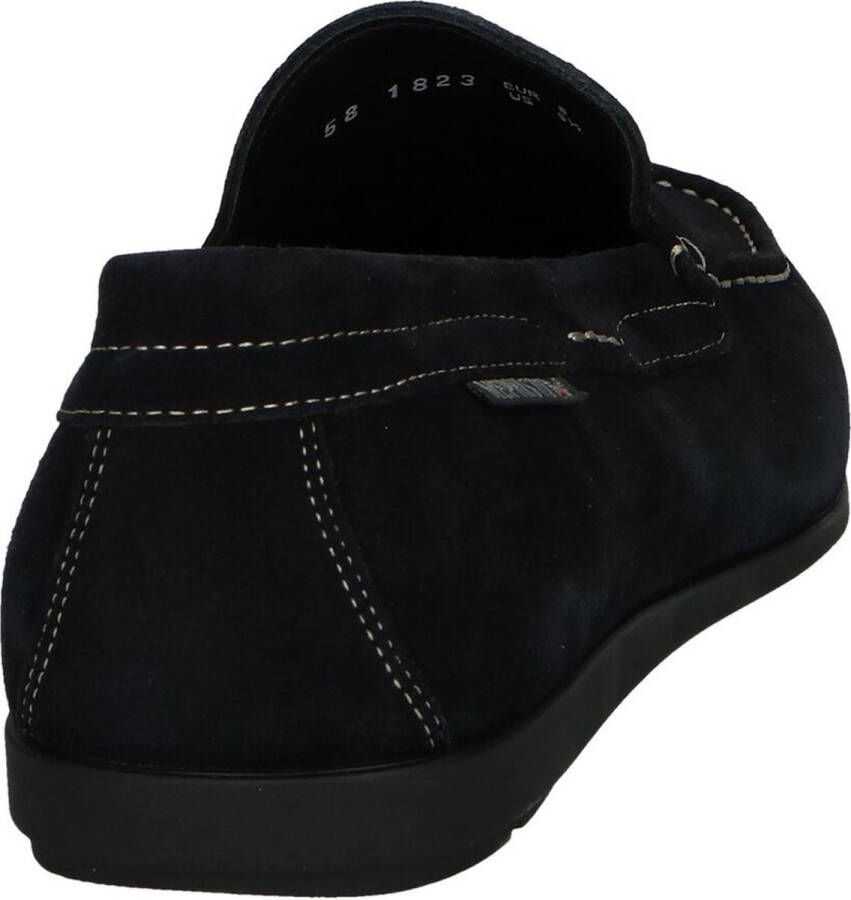 Mephisto Donkerblauwe Mocassins Algoras Velours Heren