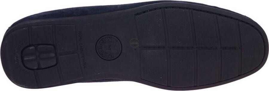 Mephisto Donkerblauwe Mocassins Algoras Velours Heren
