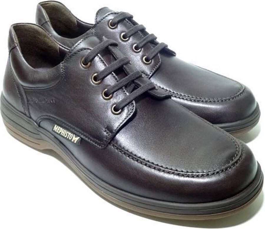 Mephisto DOUK lederen veterschoen kastanjebruin