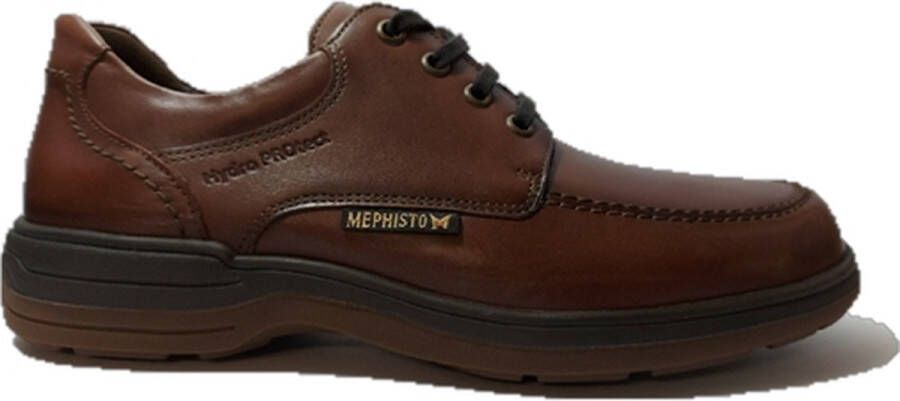 Mephisto DOUK RIKO Volwassenen Heren sneakersHeren veterschoenVrije tijdsschoenen Cognac