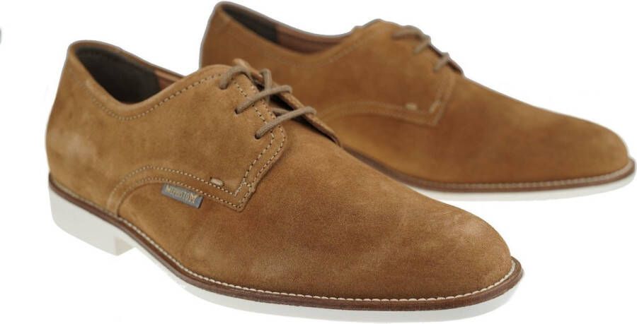 Mephisto Elegante Suède Veterschoen Brown Heren - Foto 4