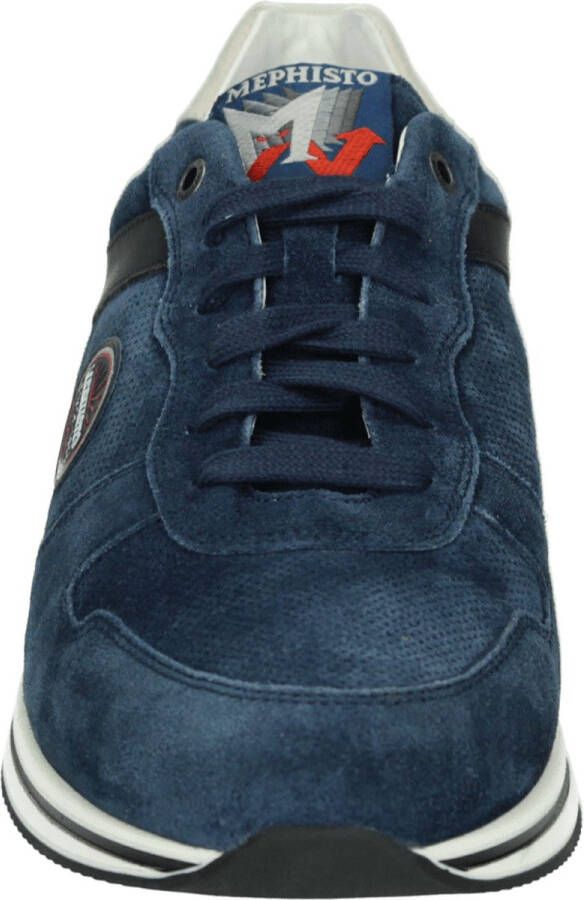 Mephisto GARRY VELSPORT Volwassenen Lage sneakersVrije tijdsschoenen Blauw