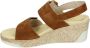 Mephisto GIULIA~VELCALF~~~~~~~~~~~~~~~~ Sandalen met hakDames Sandalen Cognac - Thumbnail 5