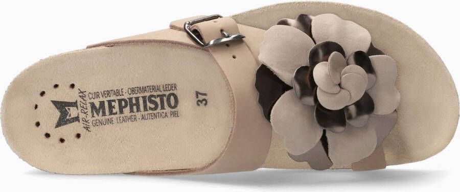 Mephisto Helen flower dames sandaal Light taupe