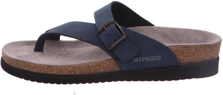 Mephisto HELEN SANDALBUCK Volwassenen Dames slippers Kleur: Blauw - Foto 4