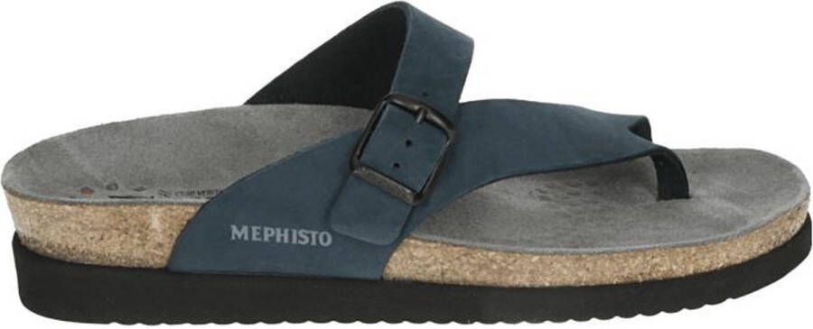 Mephisto HELEN SANDALBUCK Volwassenen Dames slippers Kleur: Blauw - Foto 8