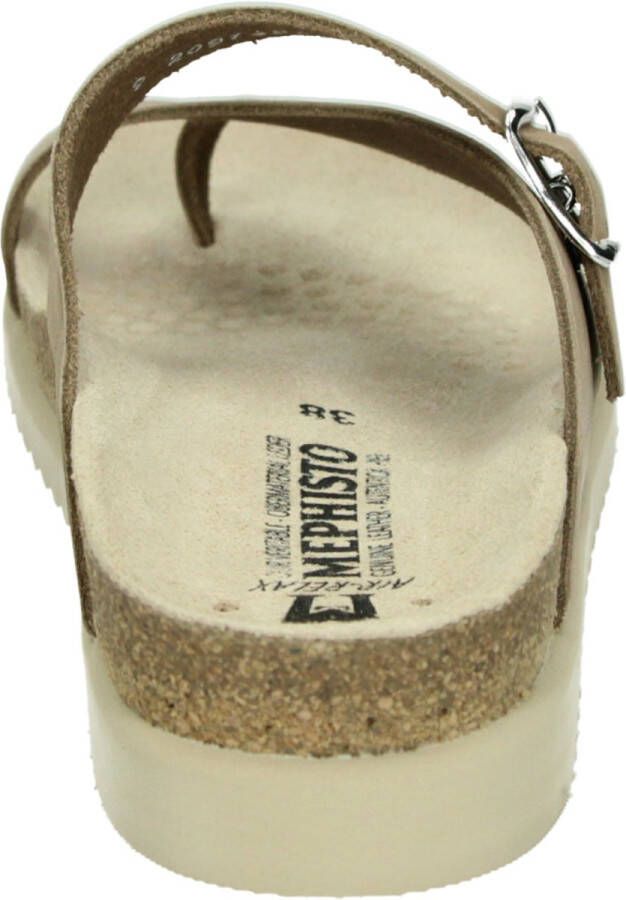 Mephisto HELEN SANDALBUCK Volwassenen Dames slippers Wit beige