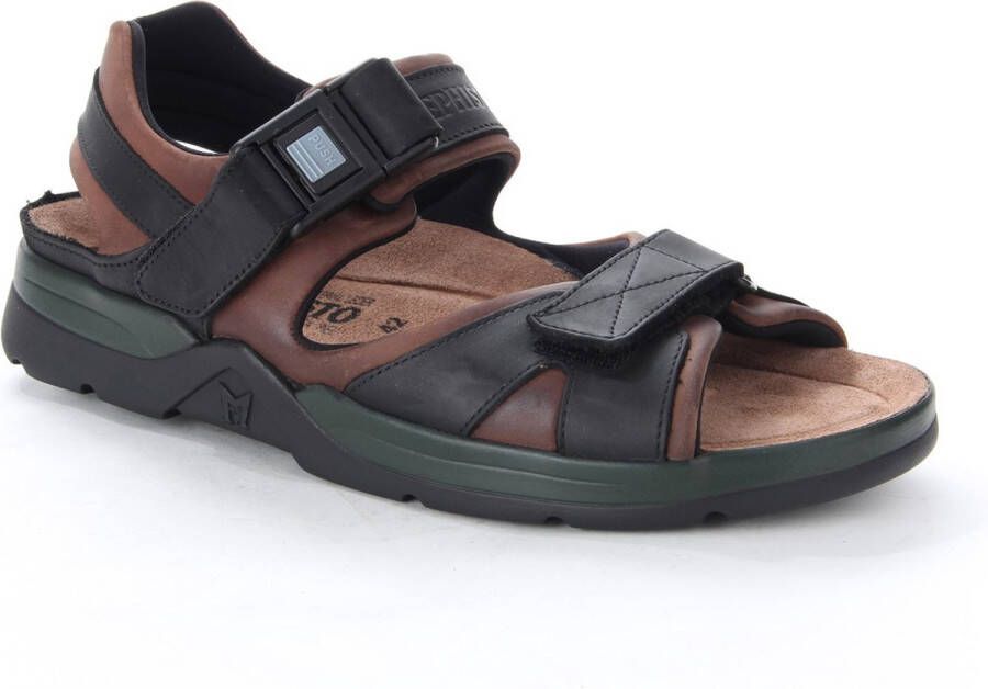 Mephisto Heren Sandalen Donkerbruin