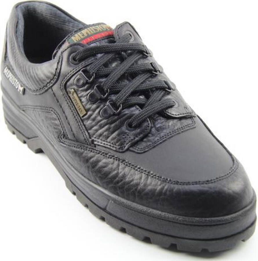 Mephisto Heren Veterschoenen Barracuda Goretex Black Zwart