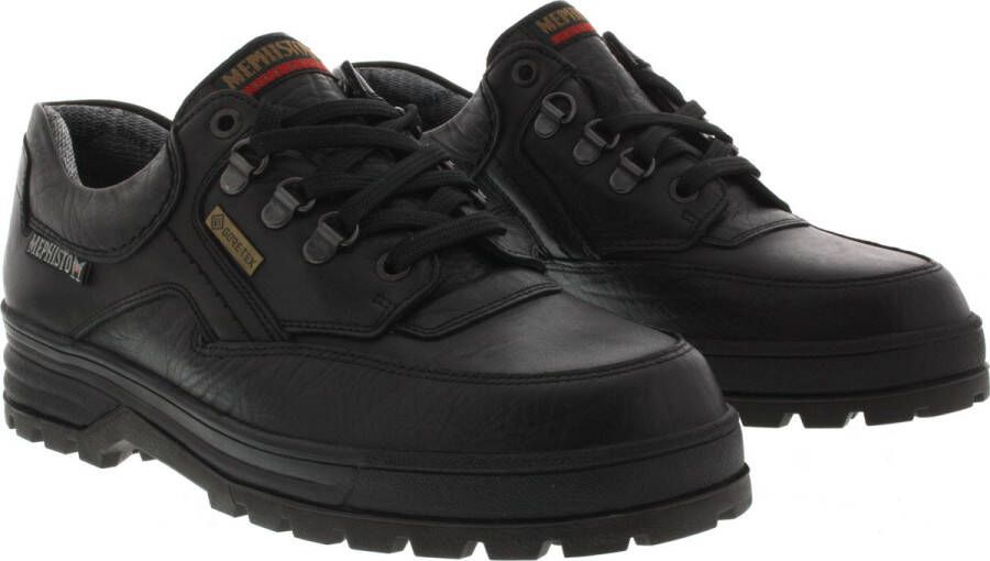 Mephisto Heren Veterschoenen Barracuda Goretex Black Zwart