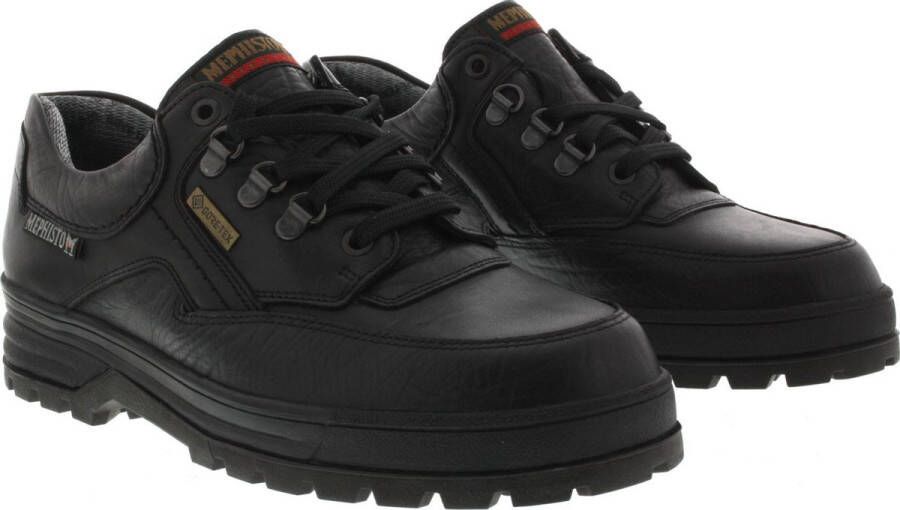 Mephisto Heren Veterschoenen Barracuda Mephitex Black Zwart