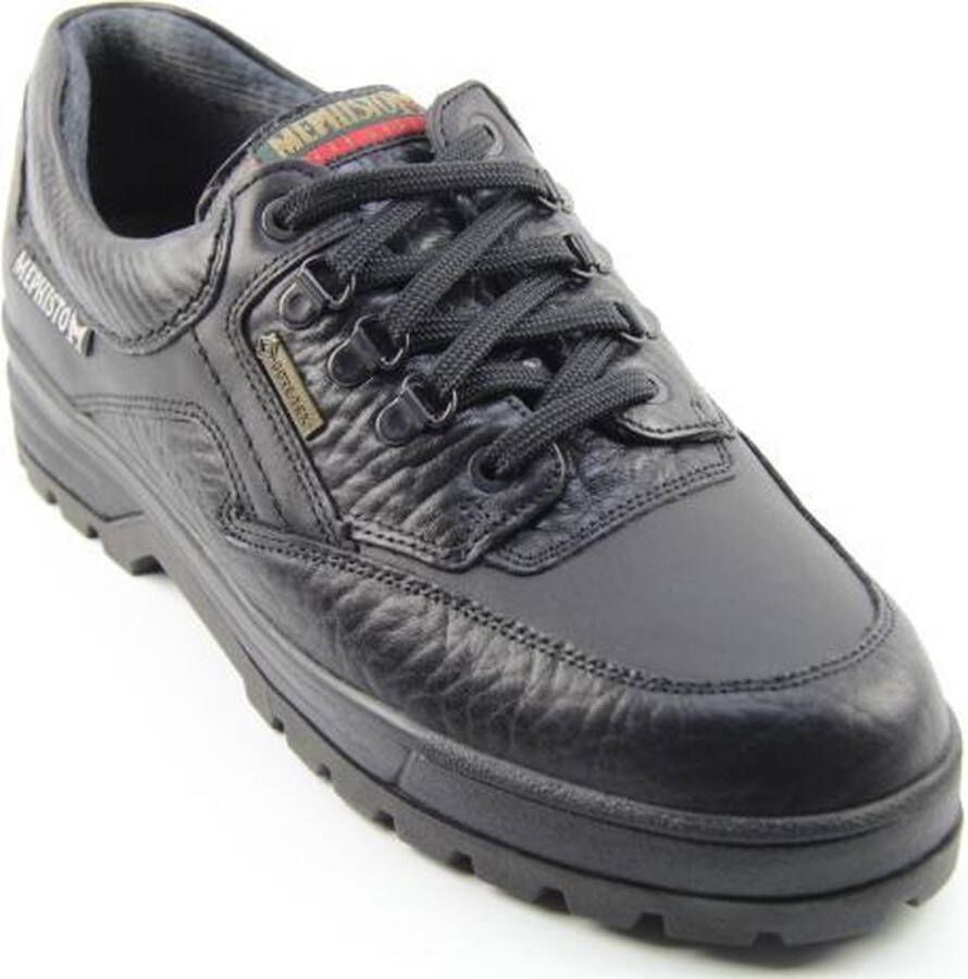 Mephisto Heren Veterschoenen Barracuda Mephitex Black Zwart
