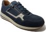 Mephisto BRADLEY 25545 1580 6145 Blauwe heren sneaker met rits - Thumbnail 7