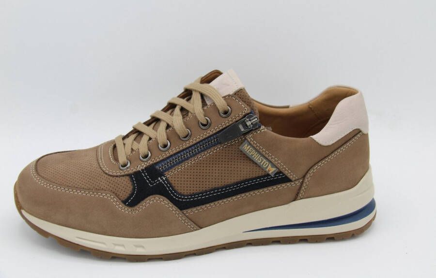 Mephisto BRADLEY NOMAD Volwassenen Heren sneakersVrije tijdsschoenen Kleur: Taupe - Foto 6