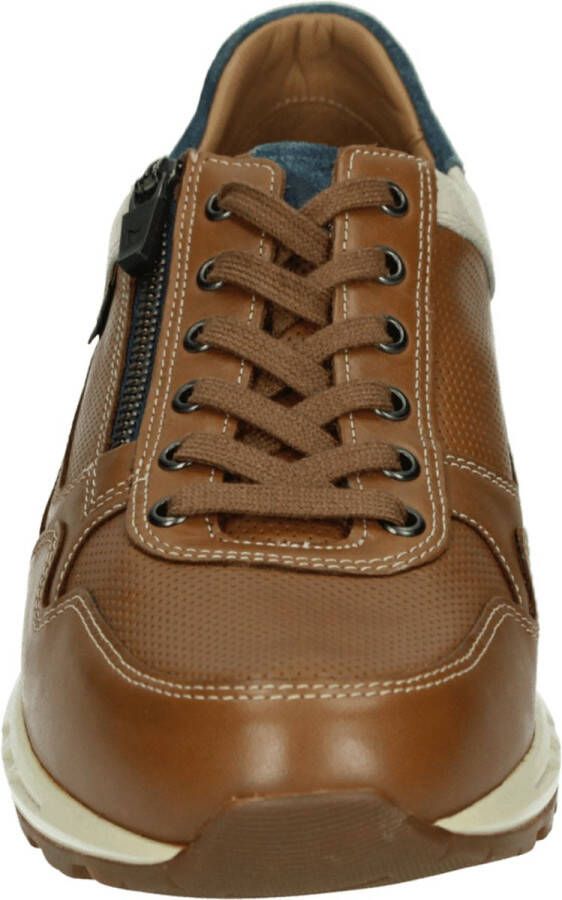 Mephisto BRADLEY RANDY Volwassenen Heren sneakersHeren veterschoenVrije tijdsschoenen Cognac - Foto 15