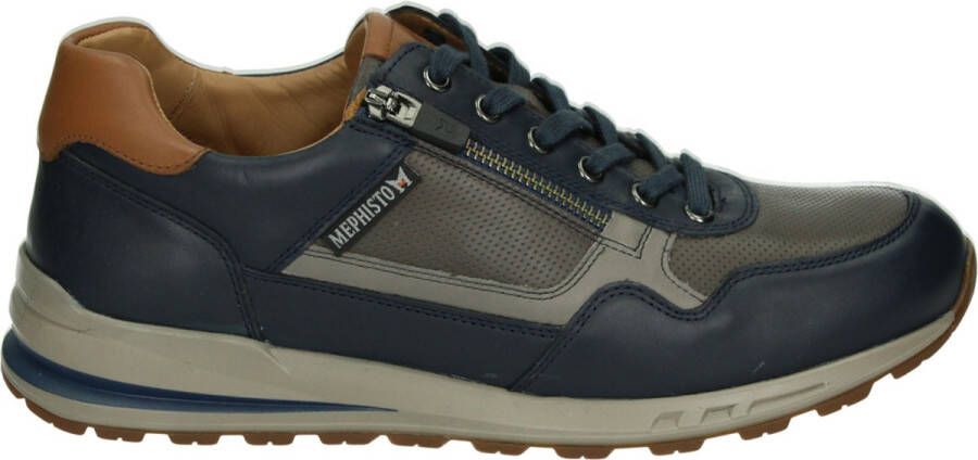Mephisto Heren Veterschoenen Bradley Randy Navy Donkerblauw
