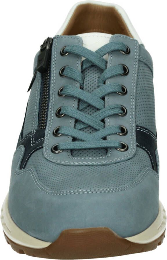 Mephisto Heren Veterschoenen Bradley Sea Blue Lichtblauw