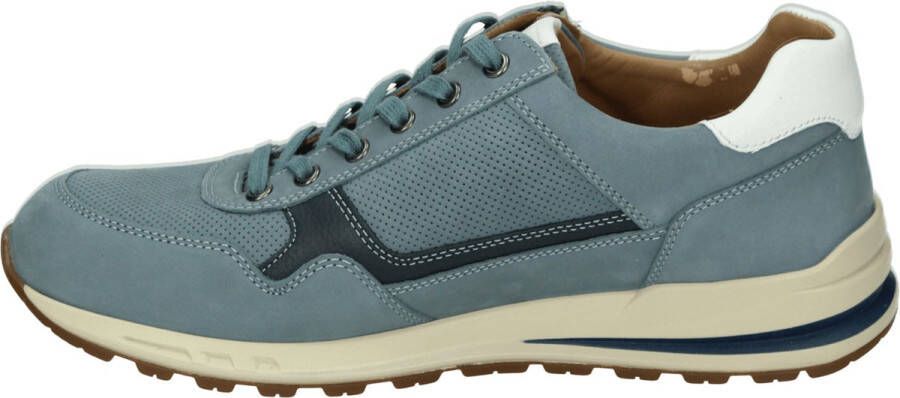 Mephisto Heren Veterschoenen Bradley Sea Blue Lichtblauw