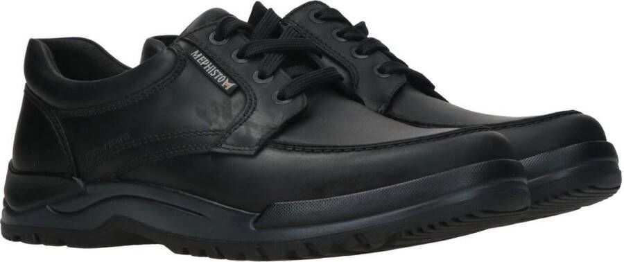 Mephisto Heren Veterschoenen Charles Black Zwart