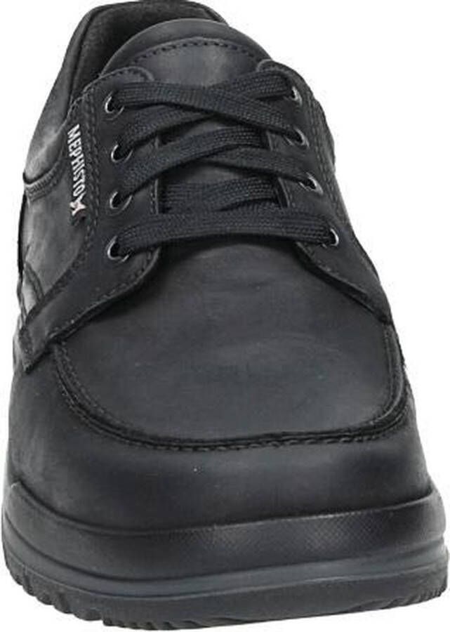 Mephisto Heren Veterschoenen Charles Black Zwart