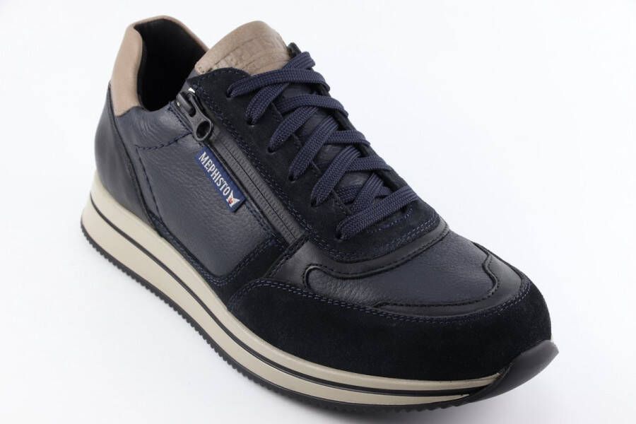 Mephisto GILFORD VELSPORT Volwassenen Heren sneakersVrije tijdsschoenen Kleur Blauw - Foto 10