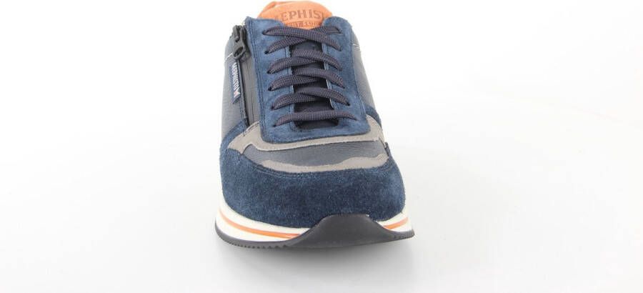 Mephisto Heren Veterschoenen Gilford Mulberry Blauw