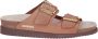 Mephisto Bruine Sandalen met Leren Voering en Rubberen Zool Brown Dames - Thumbnail 14