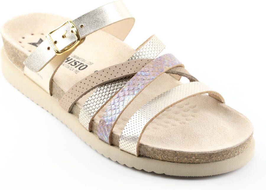 Mephisto HULEDA~V.~~~~~~~~~~~~~~~~~~~~~ Dames slippers Wit beige