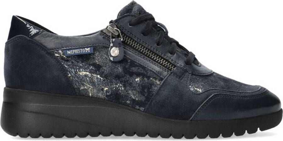 Mephisto Iasmina dames sneaker blauw