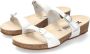 Mephisto Elegante Sleehak Sandaal met Strass Gespen White Dames - Thumbnail 5