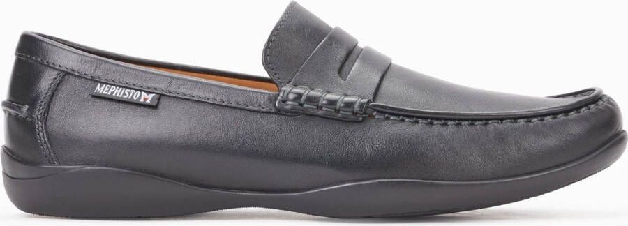 Mephisto Klassieke zwarte leren loafers voor heren Black Heren - Foto 2