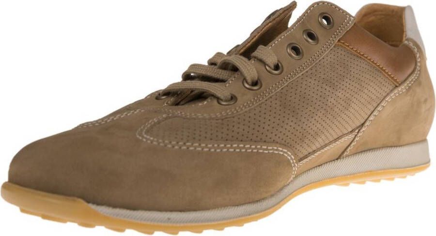 Mephisto LEON NOMAD Volwassenen Heren sneakersHeren veterschoenVrije tijdsschoenen Taupe - Foto 4