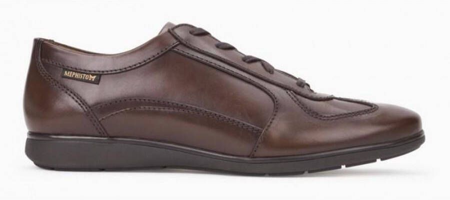 Mephisto LEONZIO lederen herensneaker donkerbruin - Foto 5