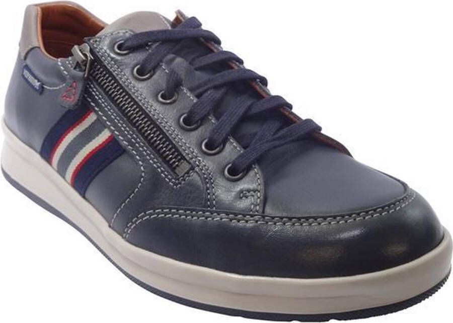 Mephisto Lisandro Sneakers Lichtgewicht Blauw Leer