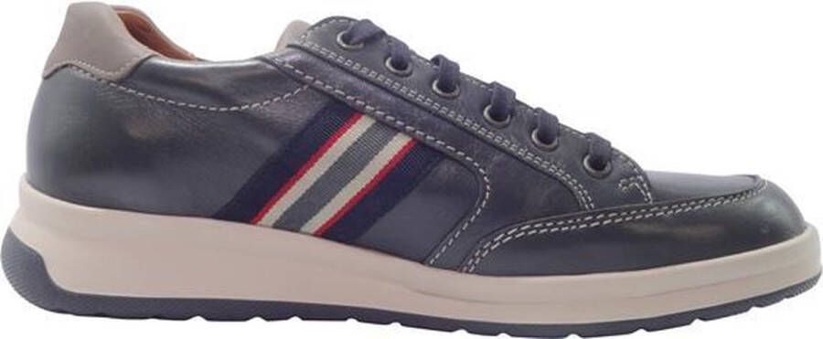 Mephisto Lisandro Sneakers Lichtgewicht Blauw Leer